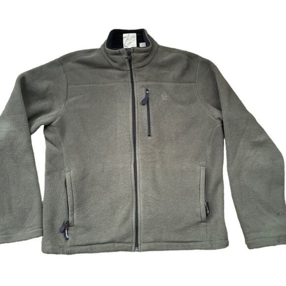 Timberland Other - Timberland Fleece Jacket forest green coat outdoors work Zip Up Size Medium